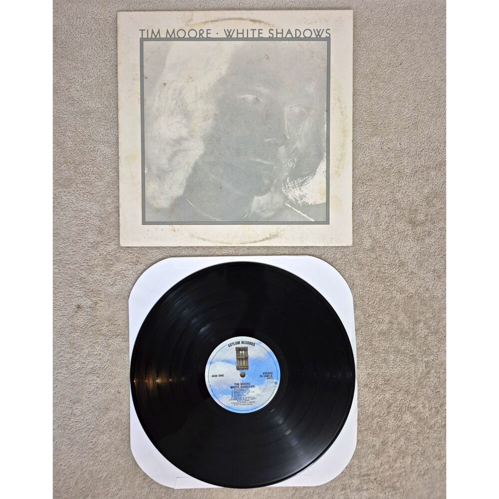 Tim Moore - White Shadows Vinyl LP 1977 Asylum Records 7E-1088 Stereo 33 RPM